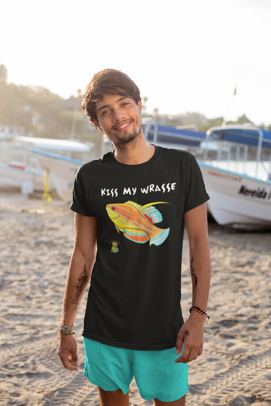 HGC "Kiss My Wrasse" McCosker's Wrasse Unisex Heavy Cotton Tee