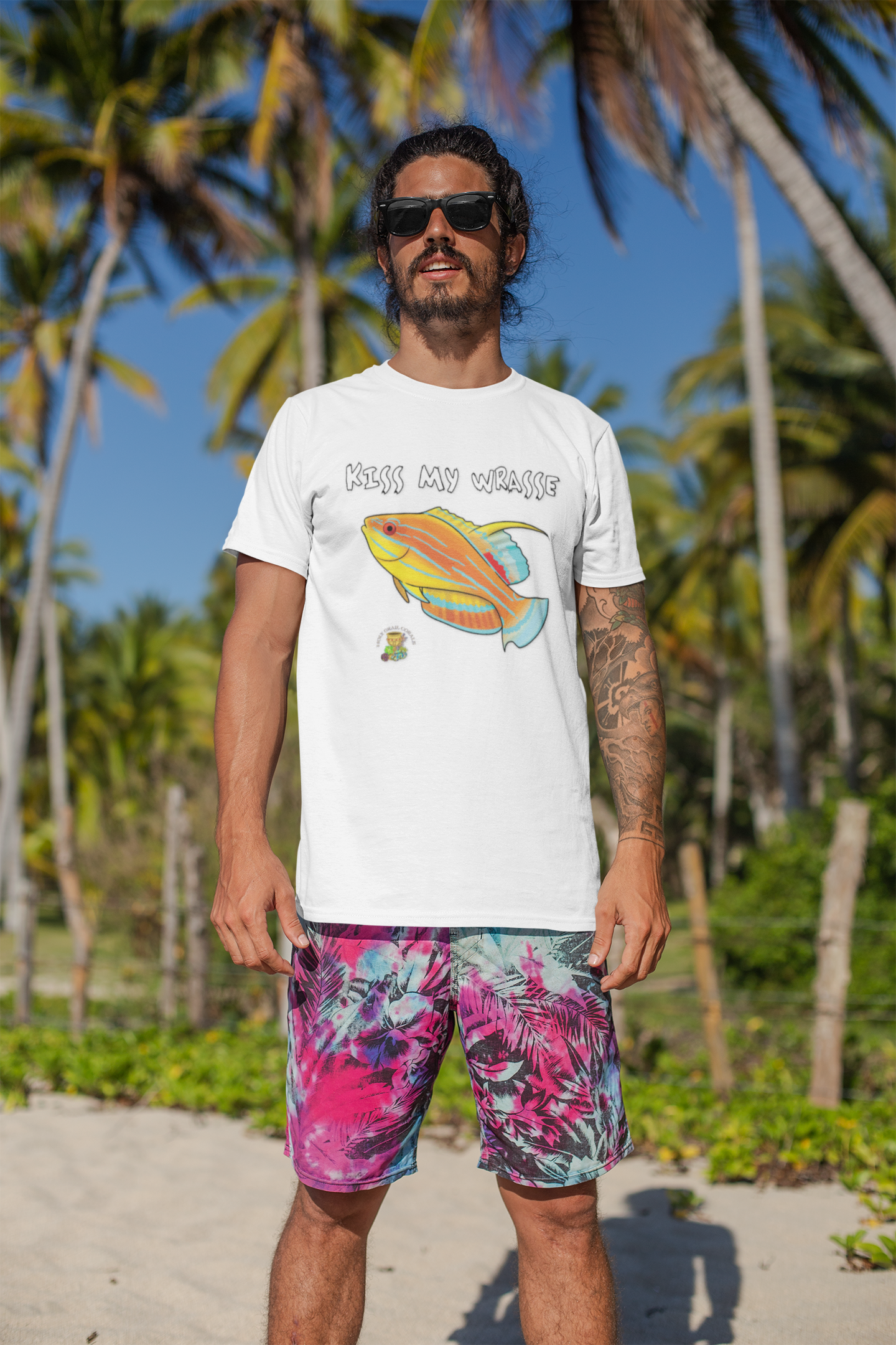 HGC "Kiss My Wrasse" McCosker's Wrasse Unisex Heavy Cotton Tee