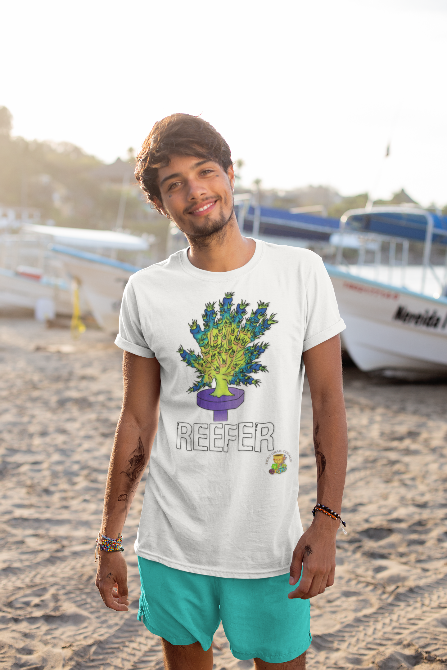HGC "Reefer" Acropora Colony Unisex Heavy Cotton Tee