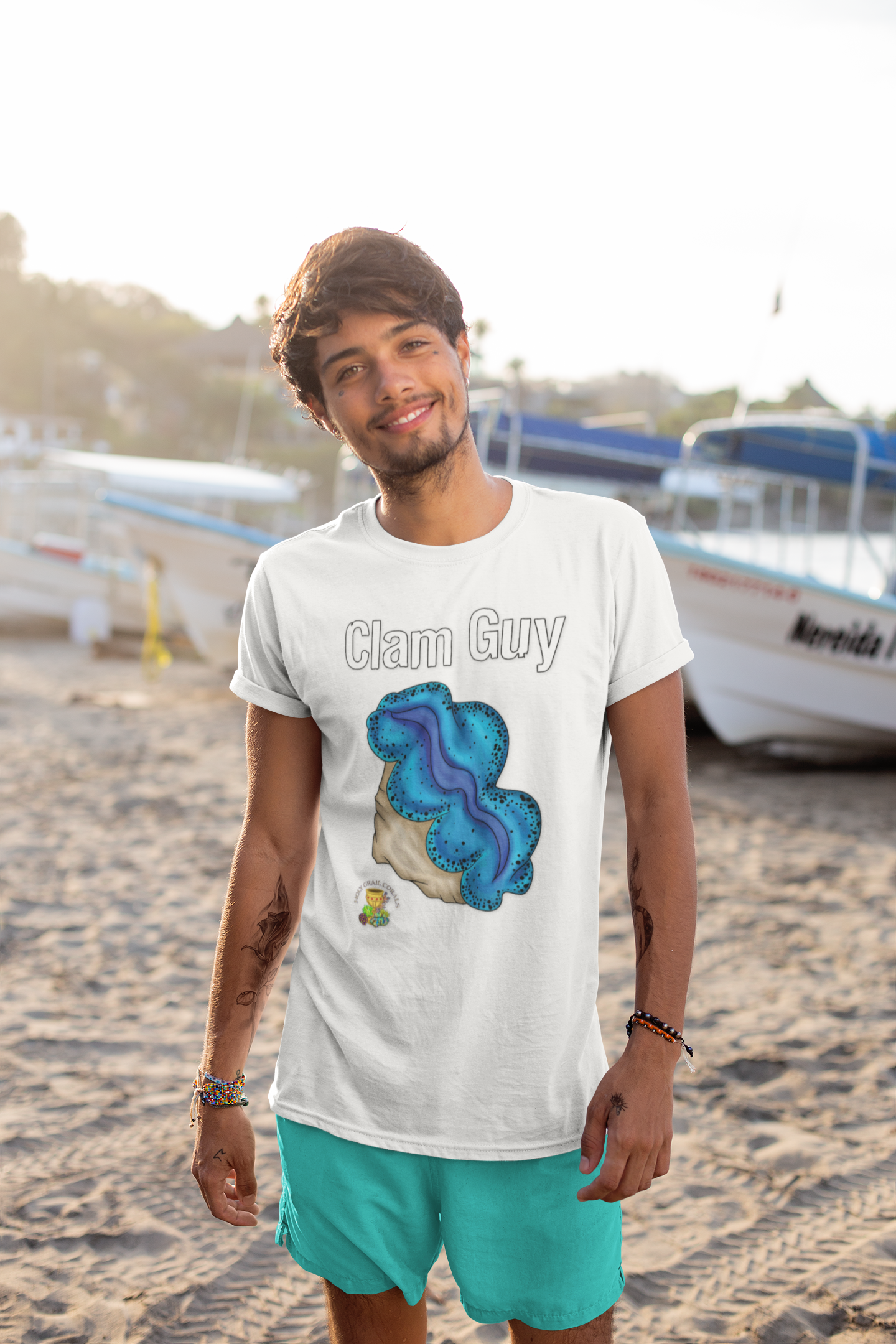 HGC "Clam Guy" Maxima Clam Unisex Heavy Cotton Tee