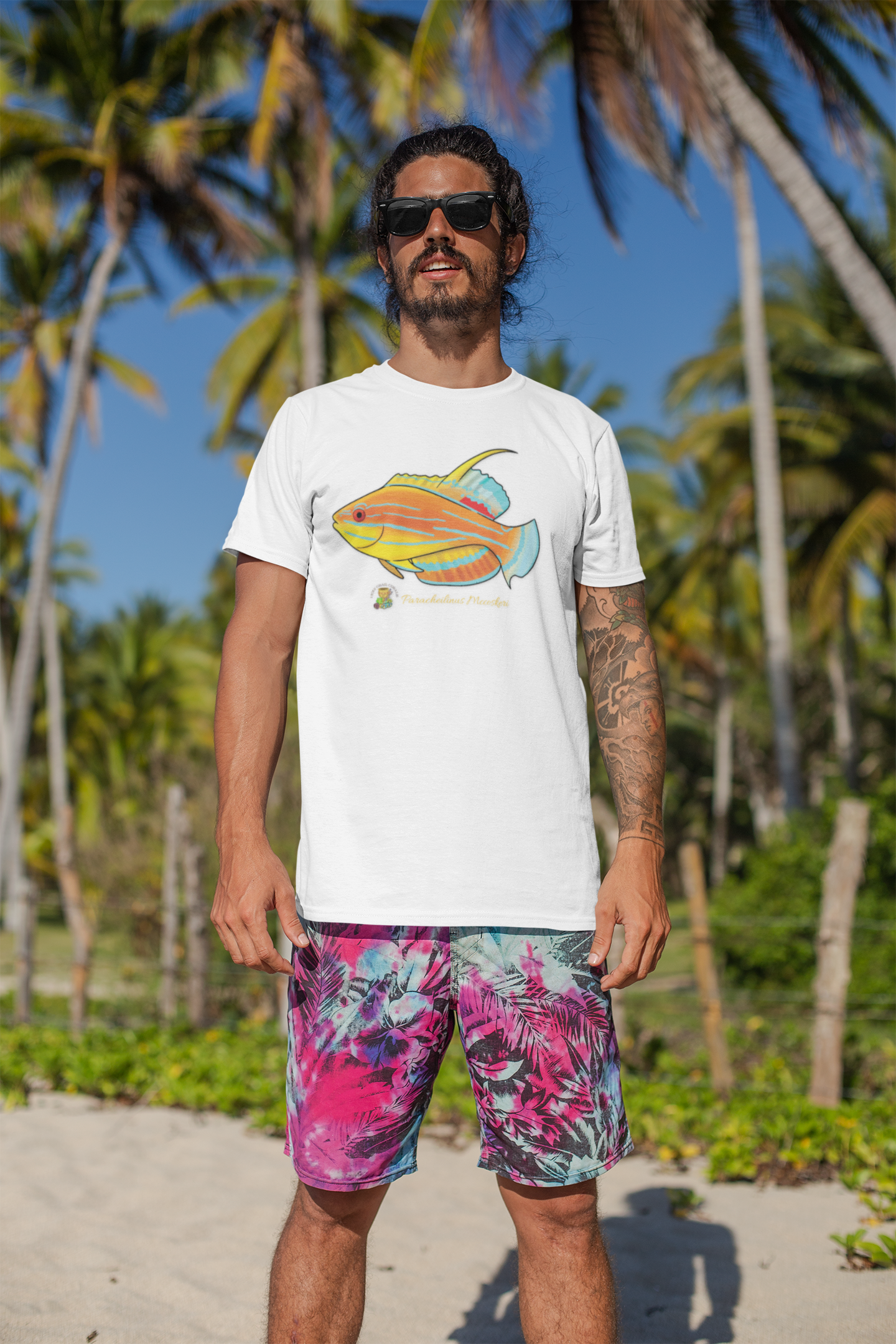 HGC Paracheilinus Mccoskeri aka McCosker's Wrasse Unisex Heavy Cotton Tee