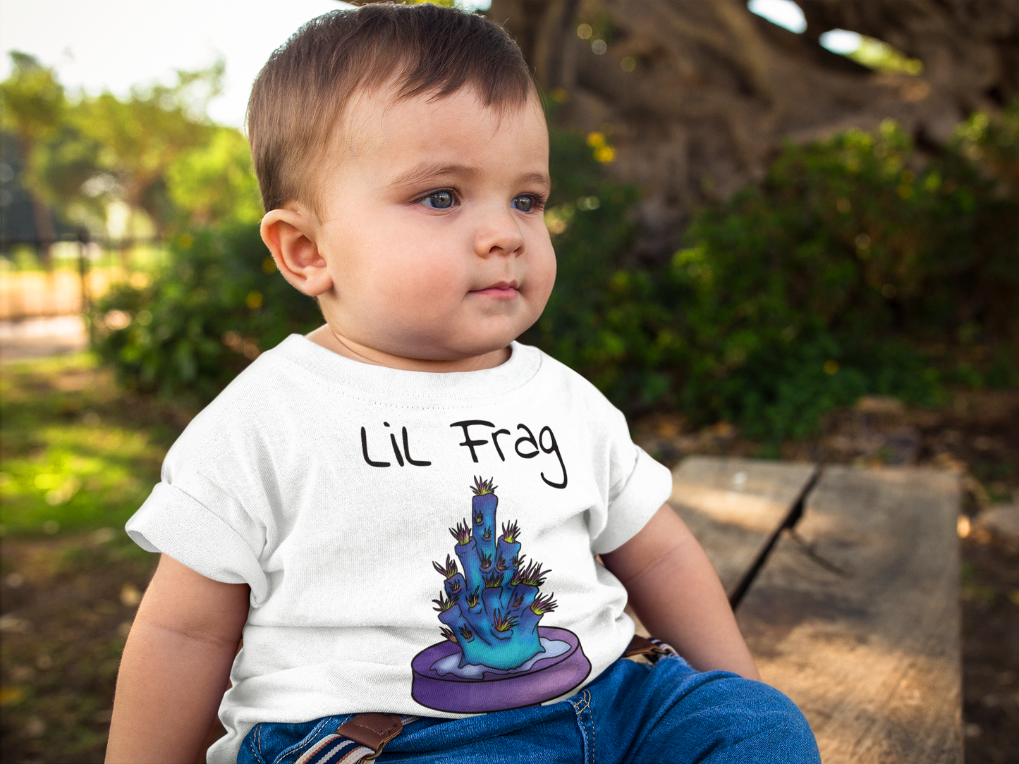 HGC "Lil Frag" Acropora Infant Fine Jersey Tee - Cute and Playful Baby Shirt