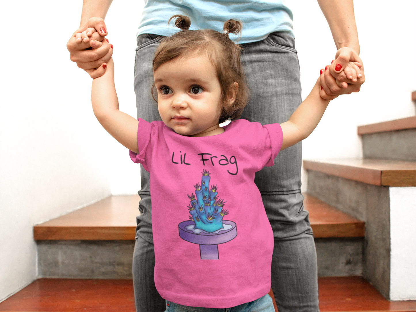 HGC "Lil Frag" Acropora Infant Fine Jersey Tee - Cute and Playful Baby Shirt