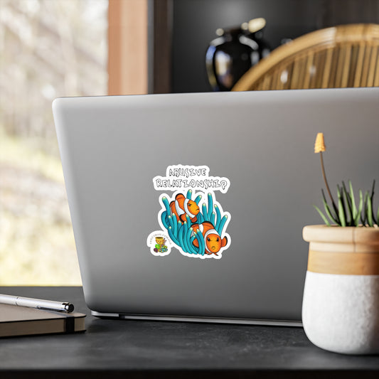 HGC "Abusive Relationship" Clown Fish Pair Vinyl Decals