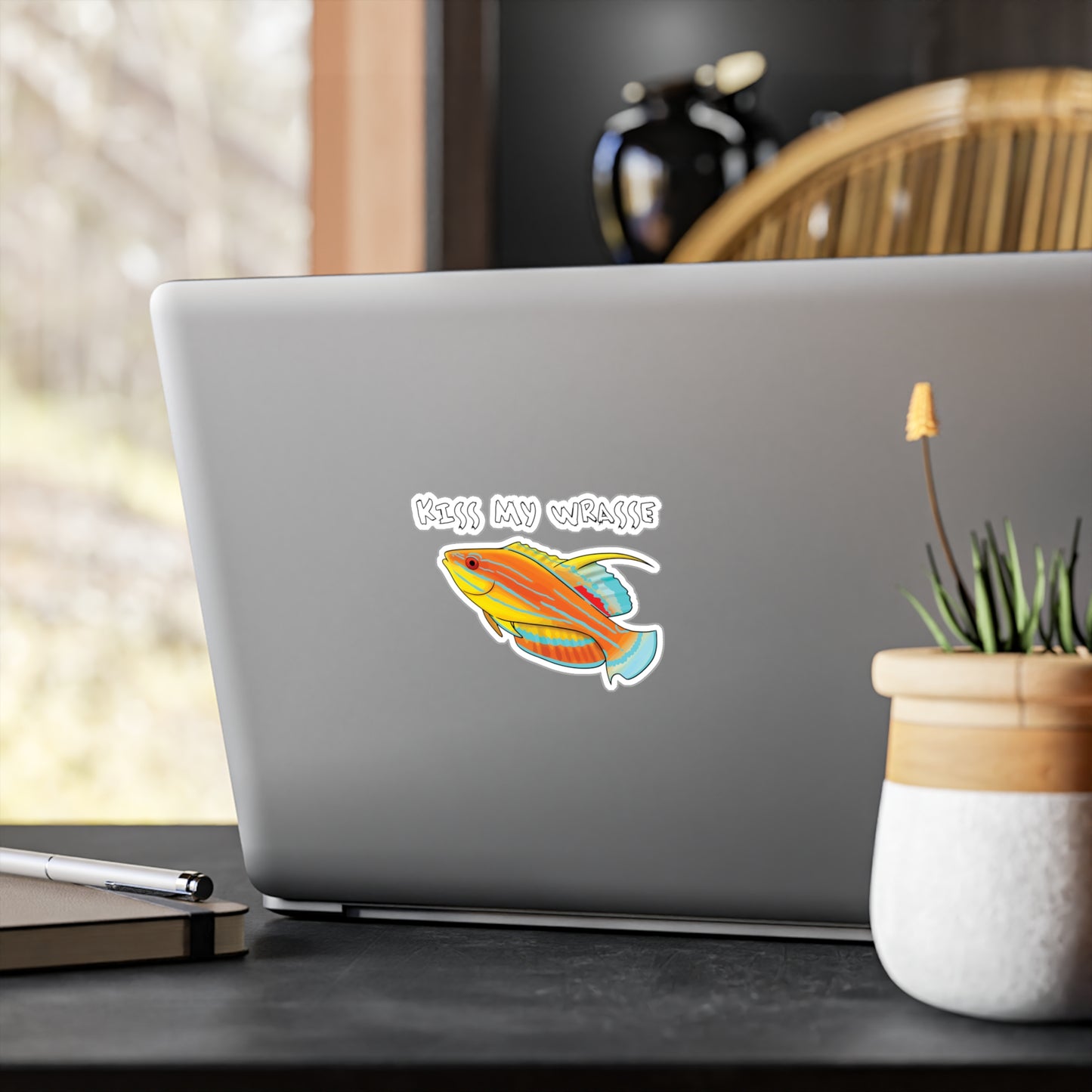 "Kiss My Wrasse" Mcosker's Wrasse Vinyl Decals