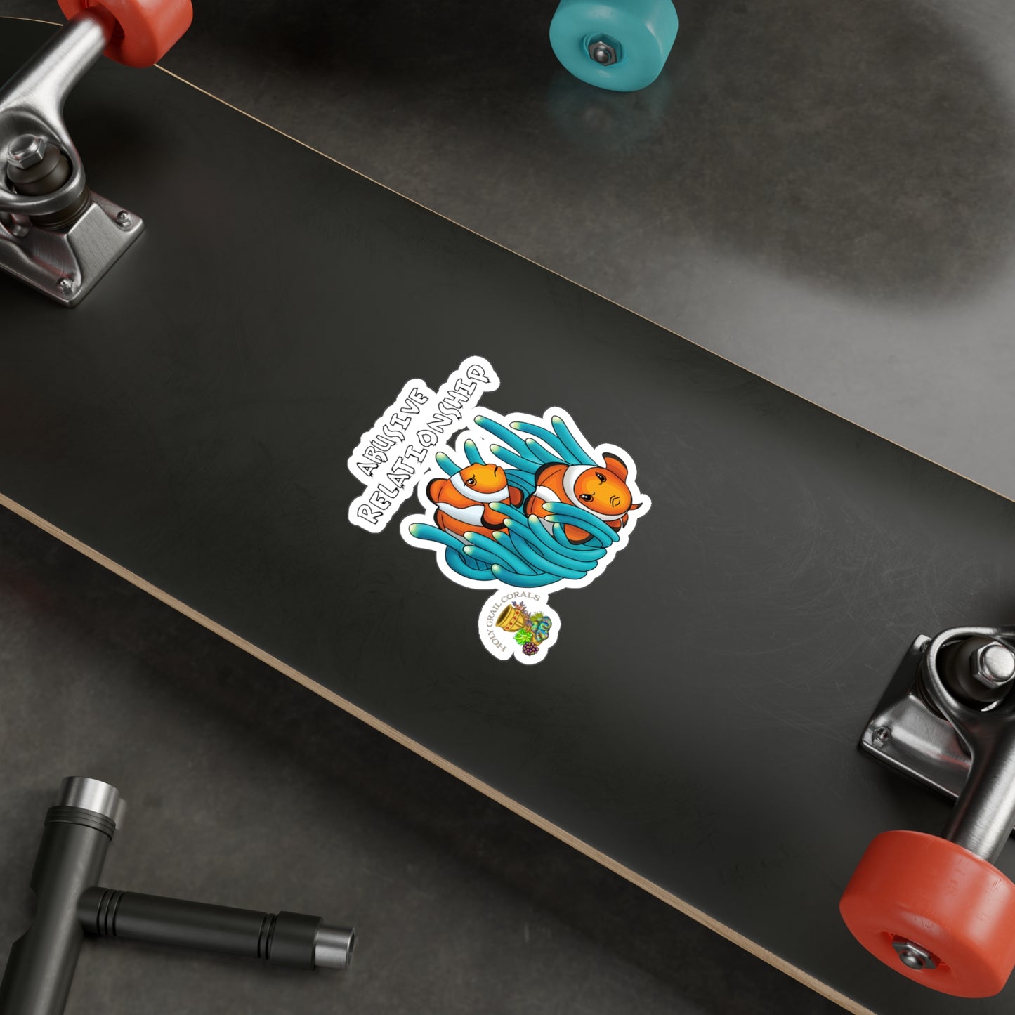 HGC "Abusive Relationship" Clown Fish Pair Vinyl Decals