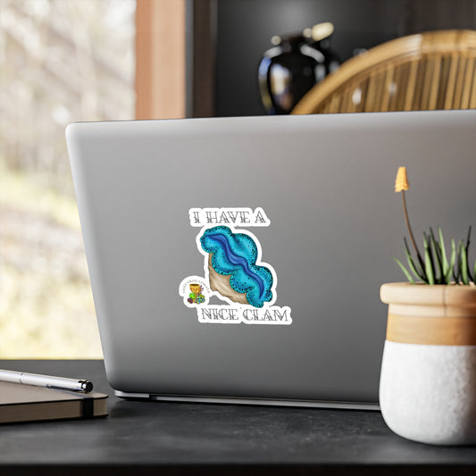 HGC "I Have A Nice Clam" Maxima Clam Vinyl Decals
