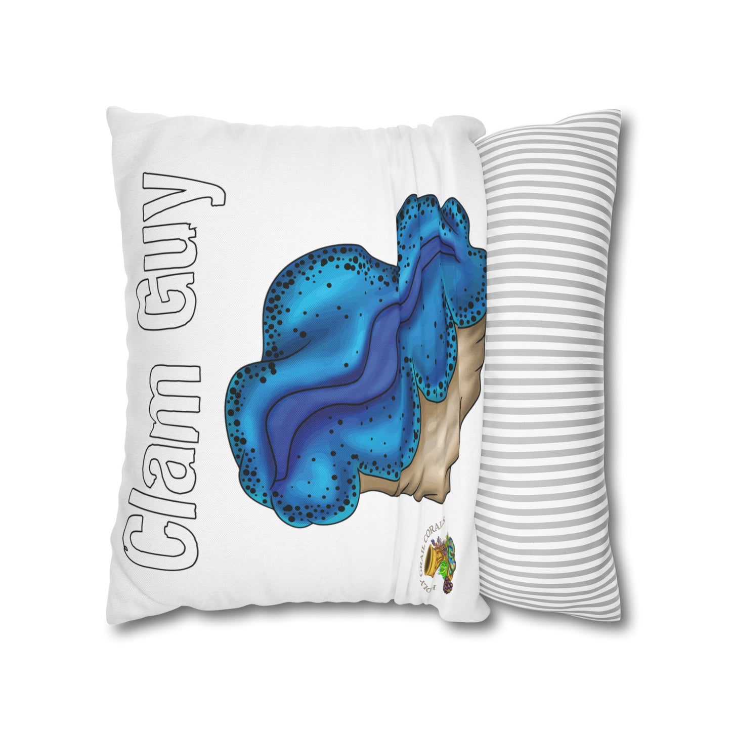 "Clam Guy" Maxima Clam Square Pillow Cover