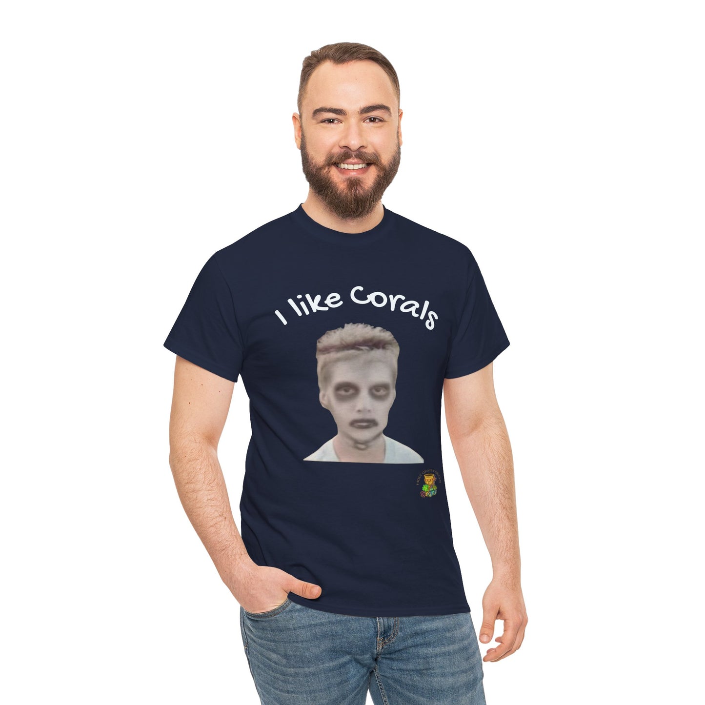 HGC "Zombie Boy Like Corals " Unisex Heavy Cotton Tee