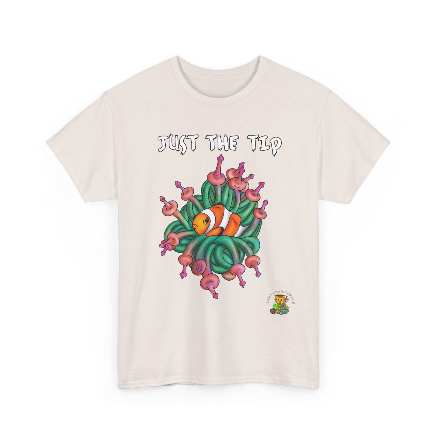 "Just The Tip " Bubble Tip Anemone Unisex Heavy Cotton Tee