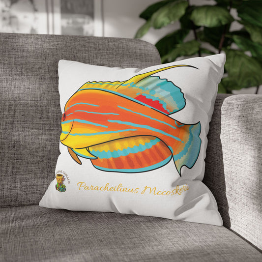 HGC McCosker's Wrasse Square Pillow Cover