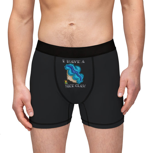 HGC "I Have A Nice Clam" Maxima Clam Men's Boxers