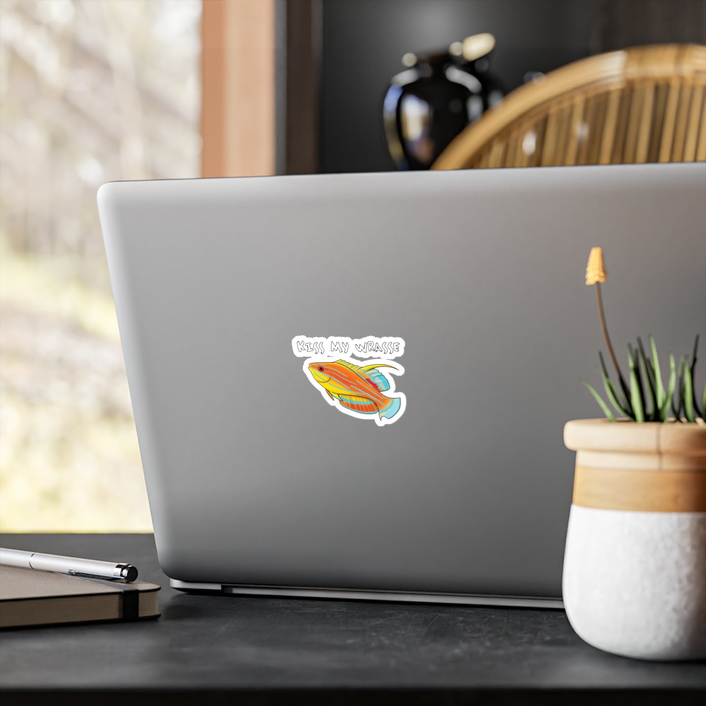"Kiss My Wrasse" Mcosker's Wrasse Vinyl Decals