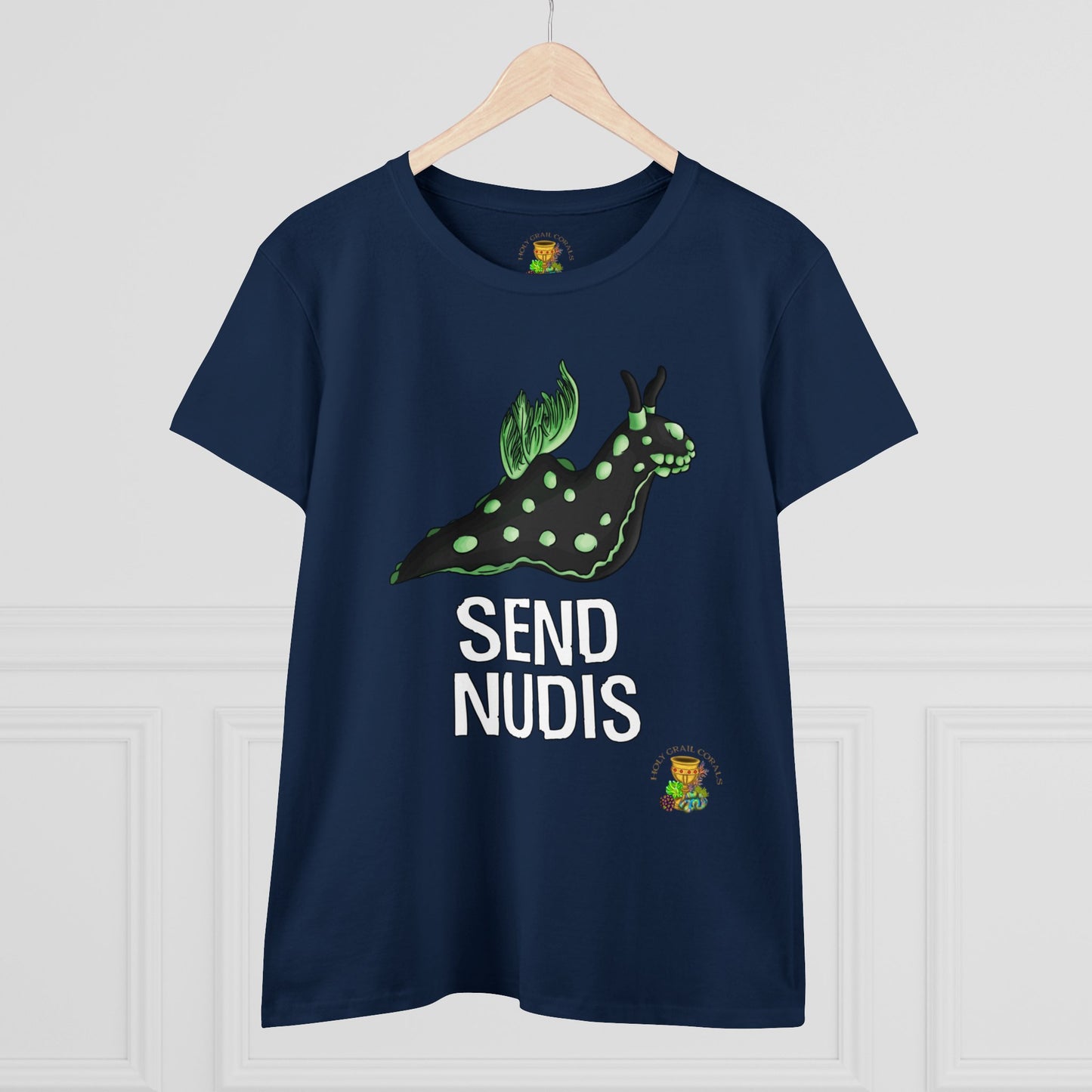 "Send Nudis" Nudibranch  Women's Cotton Tee