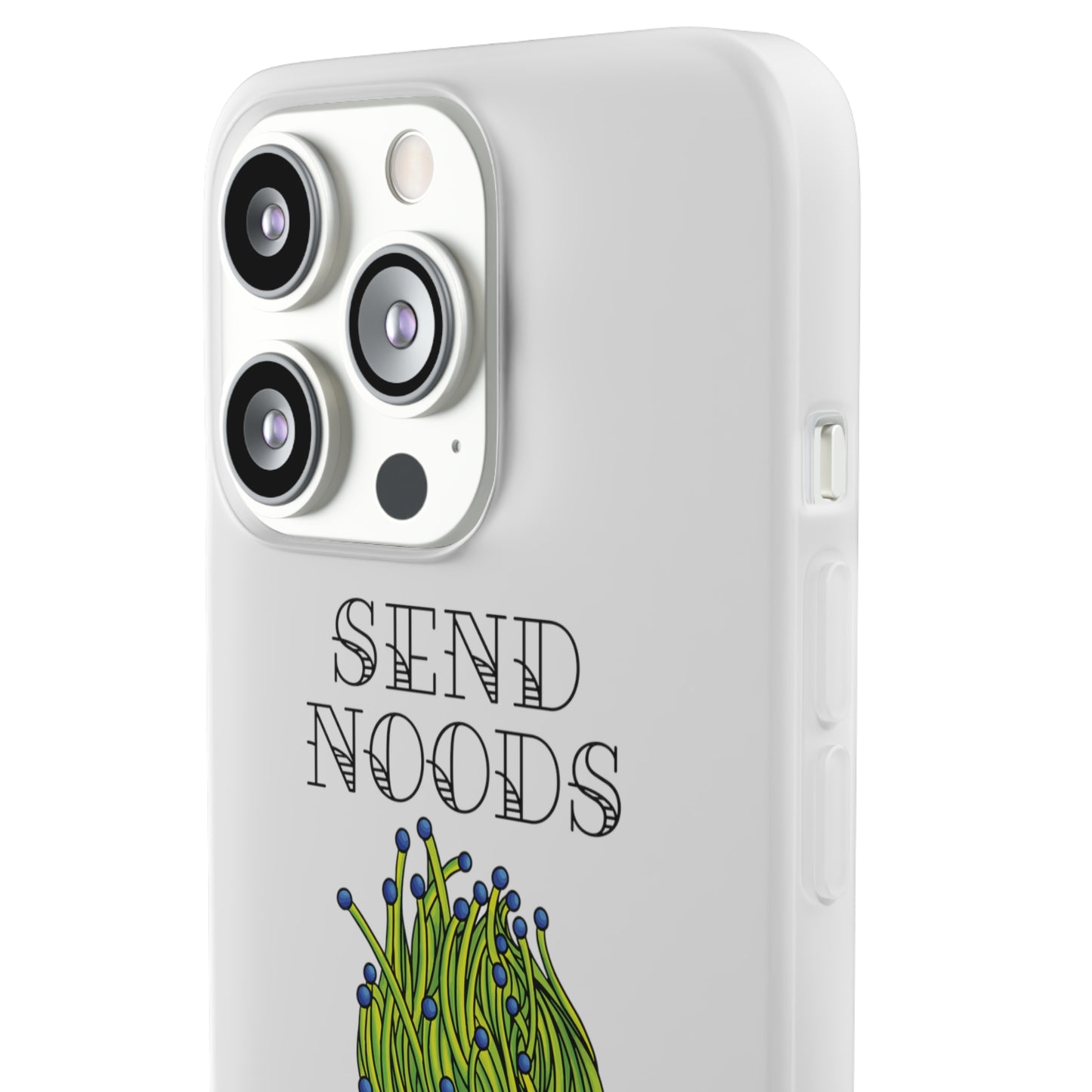 "Send Noods" Torch Coral Cell Phone Flexi Case