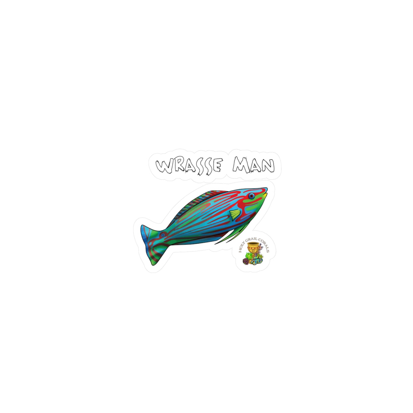 HGC "Wrasse Man" Melanurus Wrasse Vinyl Decals